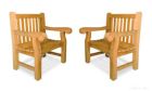 Teak Hyde Park Chair Pair Set