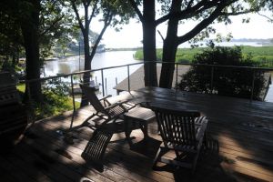 Goldenteak Teak Steamer Chairs Michigan Lake Customer Photo