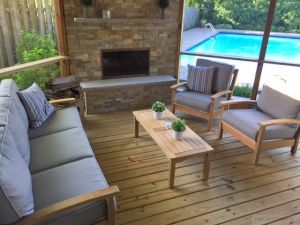 Teak Deep Seating Set Specturm Dove Customer Photo Goldenteak