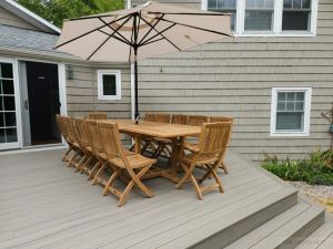 Nantucket Dining Patio Set (Seats 12) Customer Photo Goldenteak