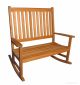 Double Carolina Rocker, or Rocking Bench - Premium Teak