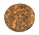 Round Cutting Board End Grain Teak  2