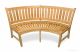 Curved Teak Bench 5ft -  Estate Collection | Premium Teak