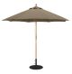 9 Ft Dia Umbrella - Pulley Lift - Commercial Light Pole